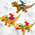 Brinquedo Dinossauro Robô De Brinquedo Com Luzes de Led Movimento e Som