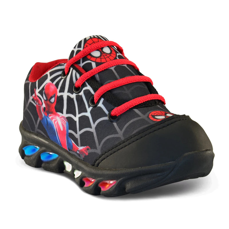 tênis de led infantil masculino homem aranha com luzinha mais chinelo do homem aranha